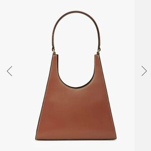 STAUD Brown Leather Rey Bag
